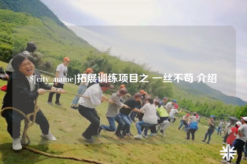 沧州拓展训练项目之 一丝不苟 介绍
